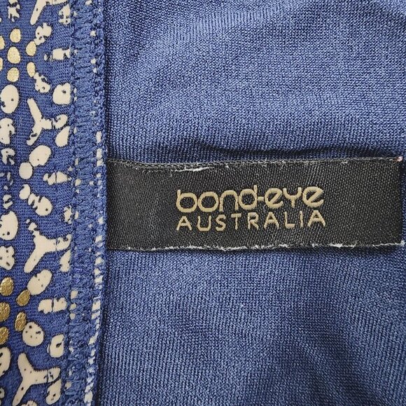 Bond-Eye Australia 2 Piece Bikini High‎ Waisted One Size Blue/Gold - Picture 7 of 8